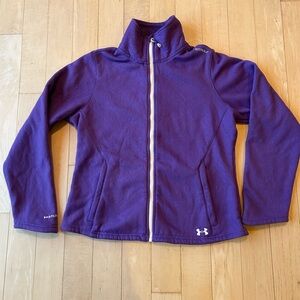 Under Armour Women's Purple Cold Gear Storm 1 Fleece Jacket - Size Large